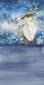 Snow deer