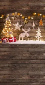 White metal deer