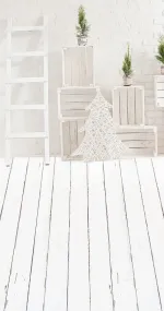 White & green Christmas