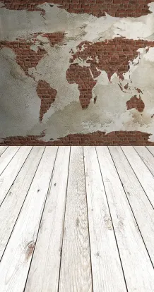 World brick map