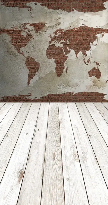 World brick map