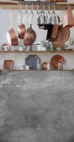 In the kitchen