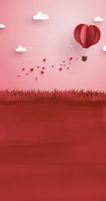Valentine day origami