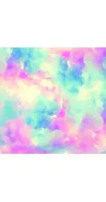Rainbow clouds