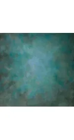 Painted turquoise canvas