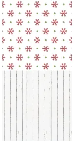 Red snowflakes