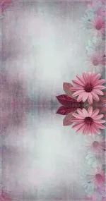 Flowers reflection