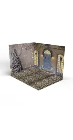 Festive courtyard
