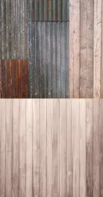 Rusty sheet metal