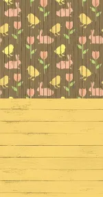 Bunnies & tulips