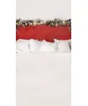 Christmas white bed